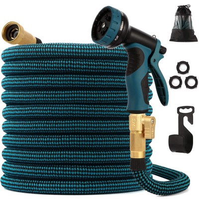 New Arrivals 2020 Garden Hose Flexible Expandable Water Garden Hose with Metal Spray Nozzle for Garden Tools