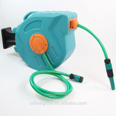 New Product Wall Mounted Flexible Retractable Automatic Portable Garden Water Hose Reel