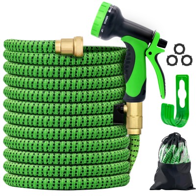 2020 New Arrivals Garden Hose Expandable Flexible Water Hose Magic Hose with Metal Spray Nozzle for Gardening Tools